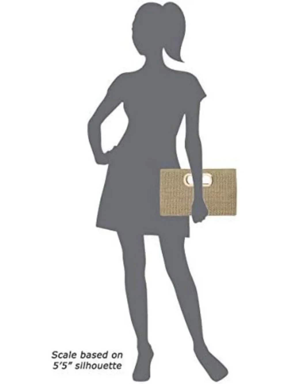 Chic Top Handle Straw Clutch Bag - Summer Beach Purse, Boho Style Handbag
